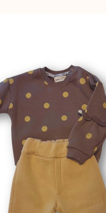 Dusty Autumn Polka Lounge Set