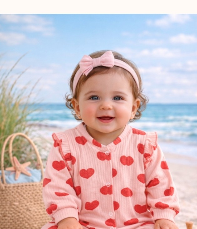 Little Lovebug Heart Romper
