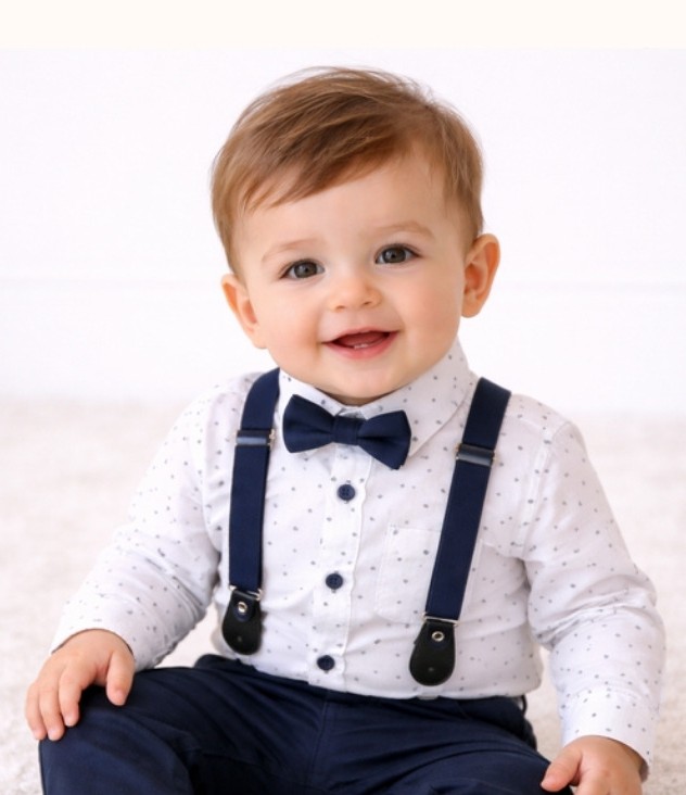 Mini Modern Gentleman Suspender Set